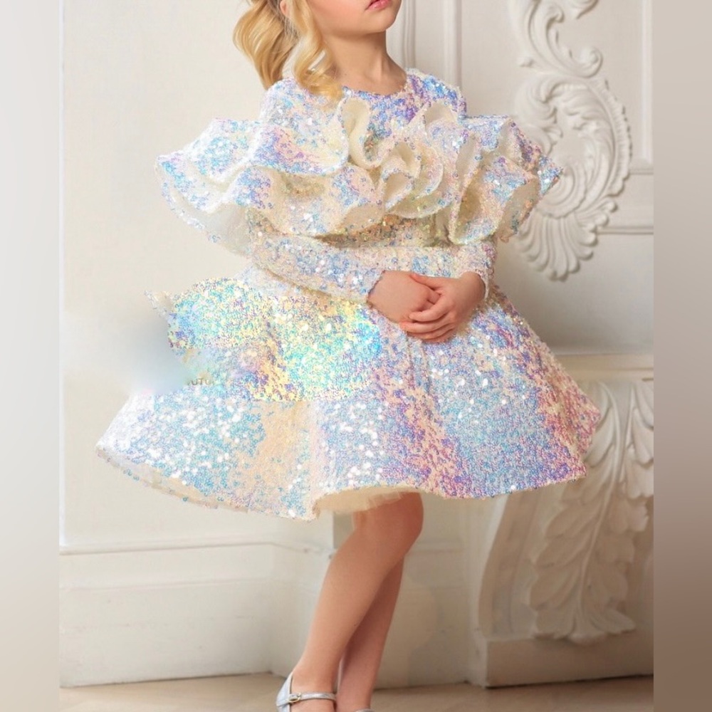 Stunning high end italian style couture dress girls